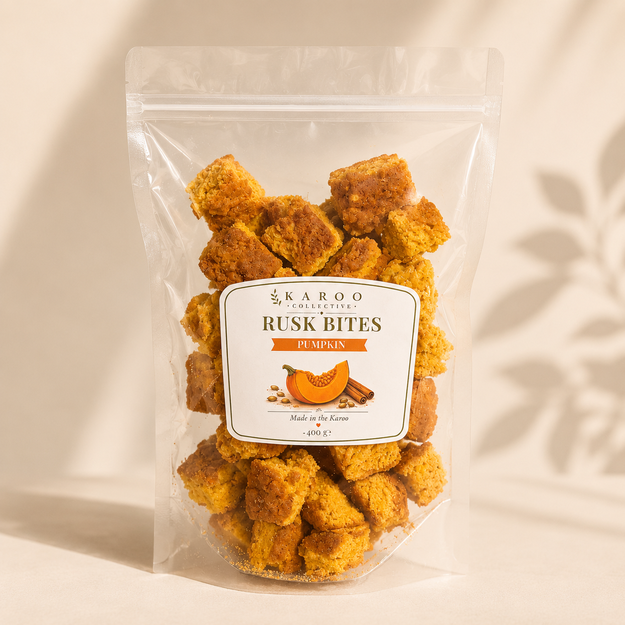 Pumpkin Rusk Bites